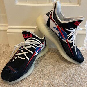 Mens' Custom Buffalo Bills Sneakers Size 8.5